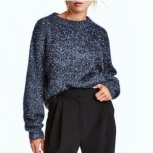 H&M Fuzzy Metallic Sweater